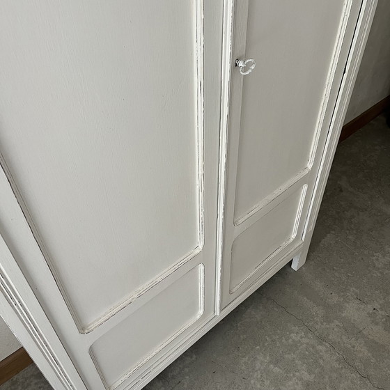 Image 1 of White Antique Wardrobe