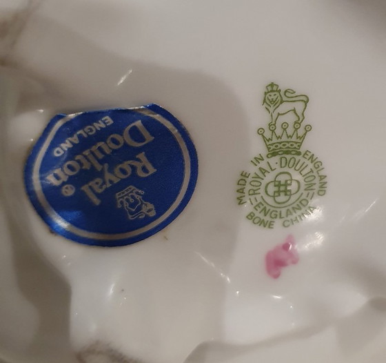 Image 1 of Vintage Royal Doulton Blumenarrangement – ​​Bone China – 11 x 9 cm