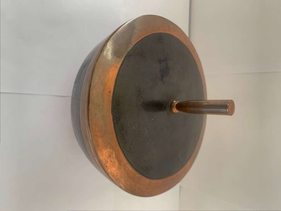 Image 1 of Hans Przyrembel Scatola con coperchio Bomboniera Marianne Brandt Alfred Lipovec Bauhaus Rame