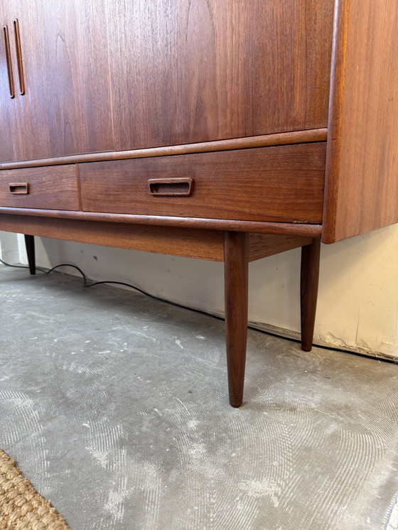 Image 1 of Danish Teak Sideboard With Bar Section and Drawers