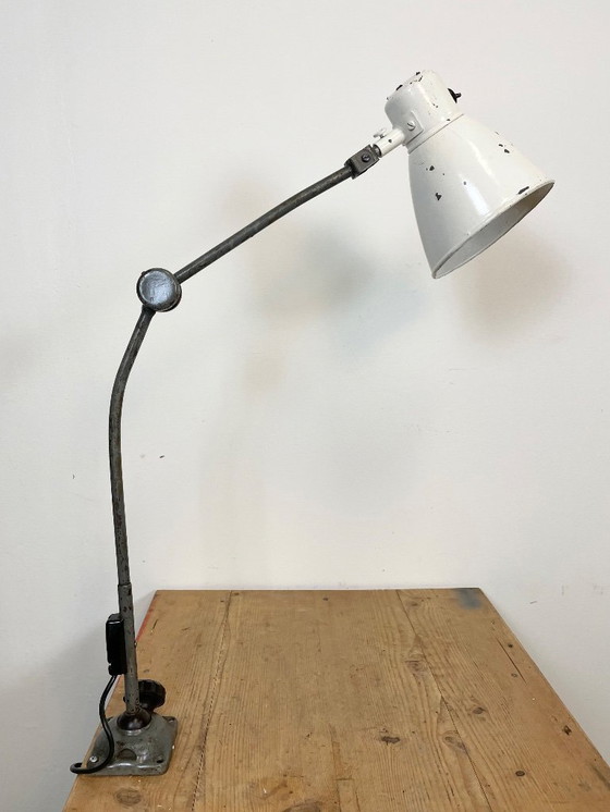 Image 1 of Large Industrial Workshop Table Lamp, 1960s