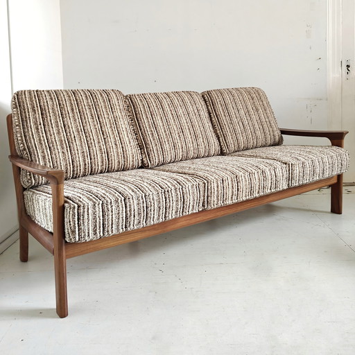 Vintage three-seater sofa