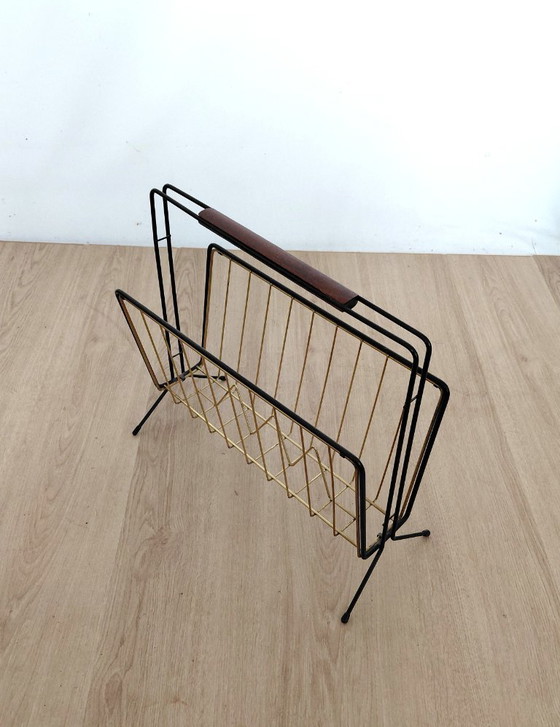 Image 1 of Sixties magazine rack