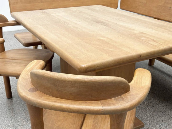 Image 1 of Set consisting of a corner bench, table and 2 chairs from Team 7