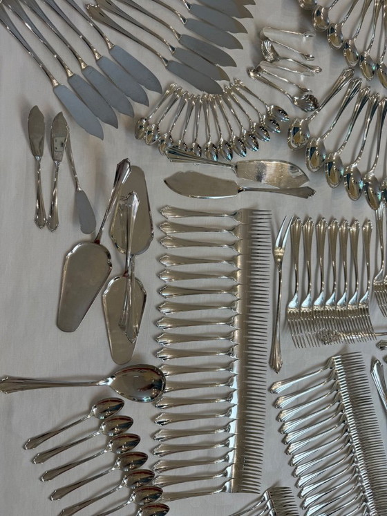 Zeldzame BSF Friederike bestekset – 235 stuks – 800 zilver – BSF Besteck, Servies, Silver (photo 4 of 12)