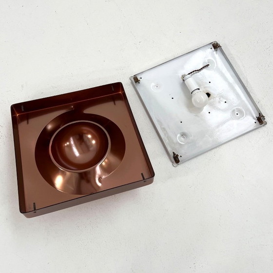 Image 1 of Bronze Space Age Wall Lamp, 1970s