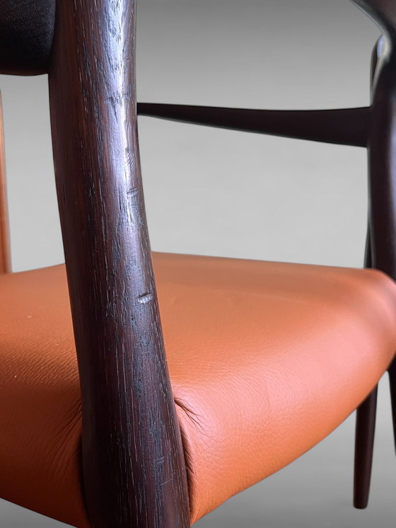 Image 1 of Poltrone danesi modello 56 di Niels O. Møller, set di 4 pezzi