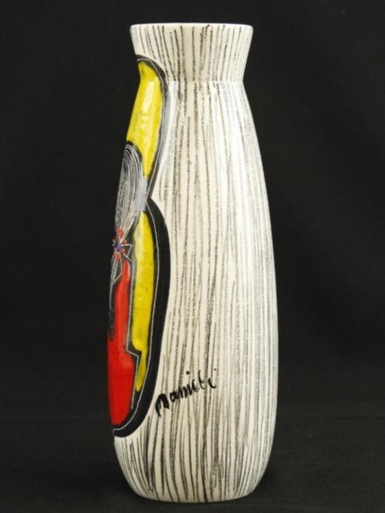 Image 1 of Laca Albisola Keramieken vaas - Italië jaren 50-60