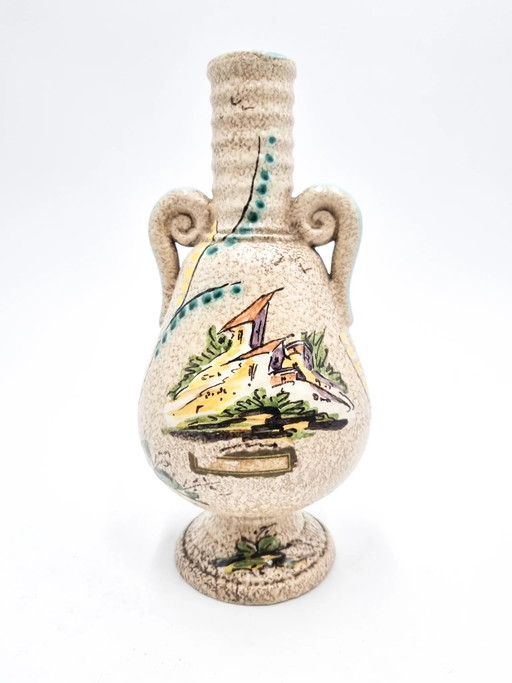Vase Soliflore en Céramique Vlahov Albisola, années 1960