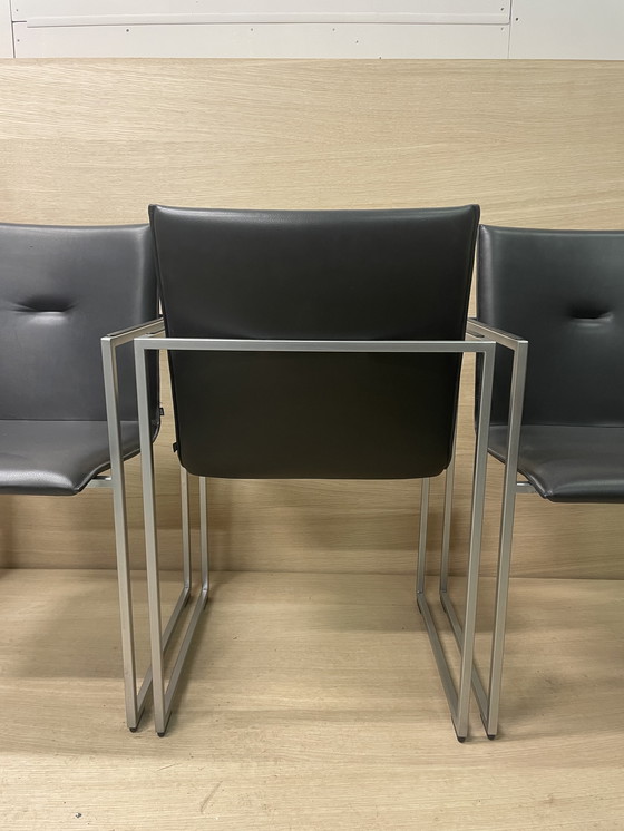 Image 1 of Set of 4 Arco Frame chairs, designed by Burkard Vogtherr