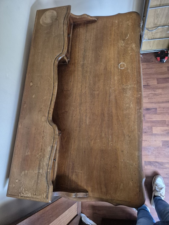 Piccola Scrivania in Legno, Scrivanie, Ferro, Nero (foto 4 di 5)