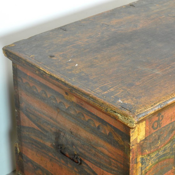Image 1 of Folk Art Wedding Chest, Anno 1852