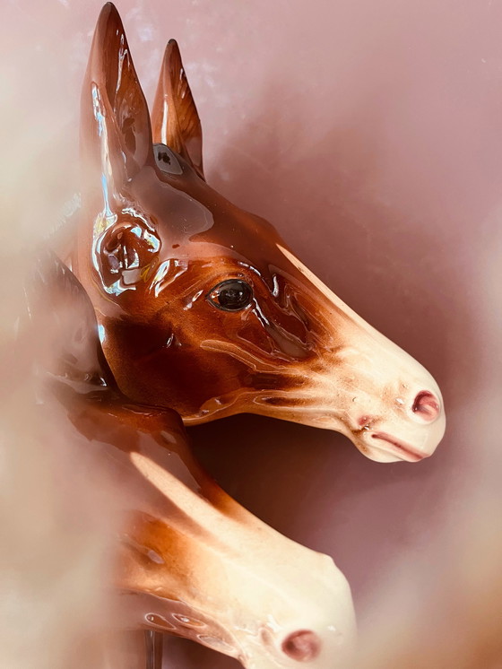 Image 1 of Jema “70’s Ceramic horse wall decoration