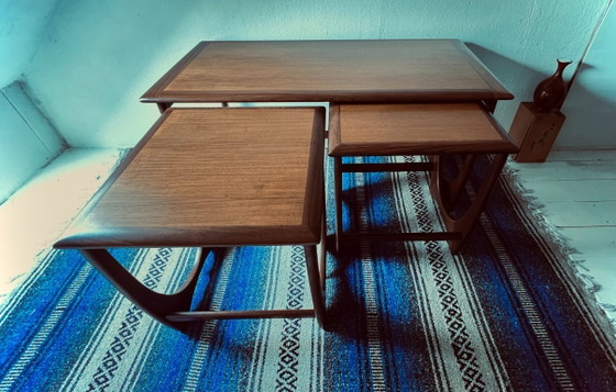 Image 1 of Coffee Table with Nesting Tables from G-Plan, Set of 3