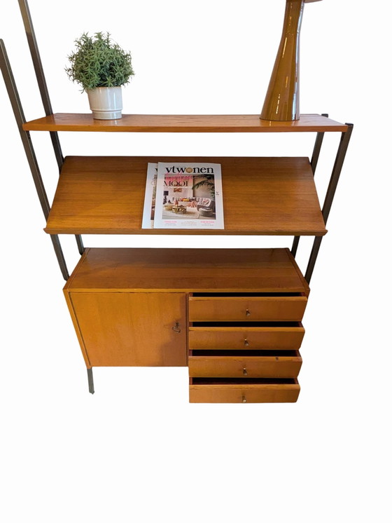 Image 1 of Vintage modulair vrijstaand wandmeubel 