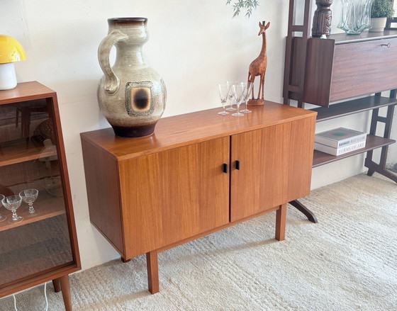 Image 1 of Commode et buffet vintage en teck, années 1960