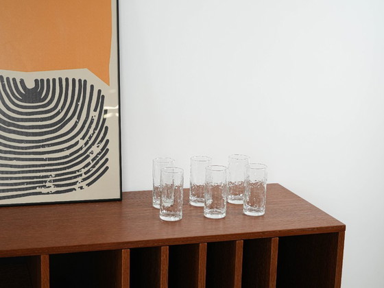Image 1 of Ensemble de six verres, design danois, années 1970, fabriqués au Danemark