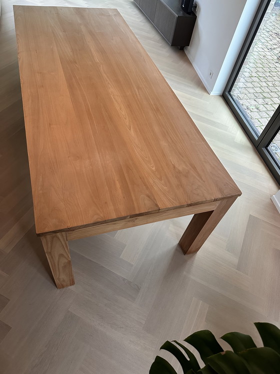 Image 1 of Eiken grote eettafel 