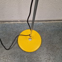 Lampadaire vintage jaune années 60-70