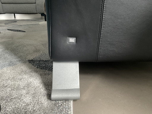 Zu verkaufen: stilvolle Rolf Benz Sofas Typ 322 (2-Sitzer und 3-Sitzer) – 2 zitsbanken, Metal, Leather