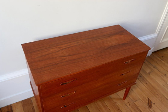 Image 1 of Commode scandinave vintage en teck danemark, 1960
