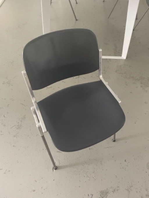 Chaise de salle à manger Castelli 106 - gris/argent