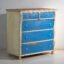Antique painted chest of drawers in pine – Central Europe, circa 1890 – Ceramic (photo 10 of 40)