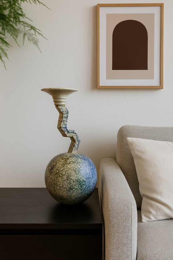 Image 1 of Sculpture en céramique – Objet unique en céramique d'atelier (1970–1990)