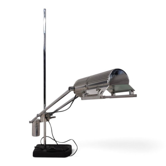 Swisslamps International Haloprofil Vloerlamp van Viktor Frauenknecht, 1970 – Vloerlampen, Chrome, Aluminium (photo 5 of 20)