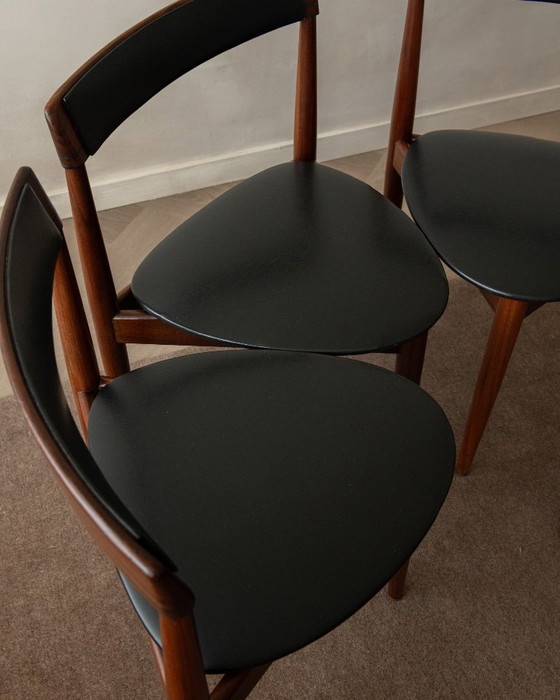 Ensemble de Salle à Manger Roundette Mid Century en Teck par Hans Olsen pour Frem Røjle, 1950s, Set de 5 (photo 14 of 25)