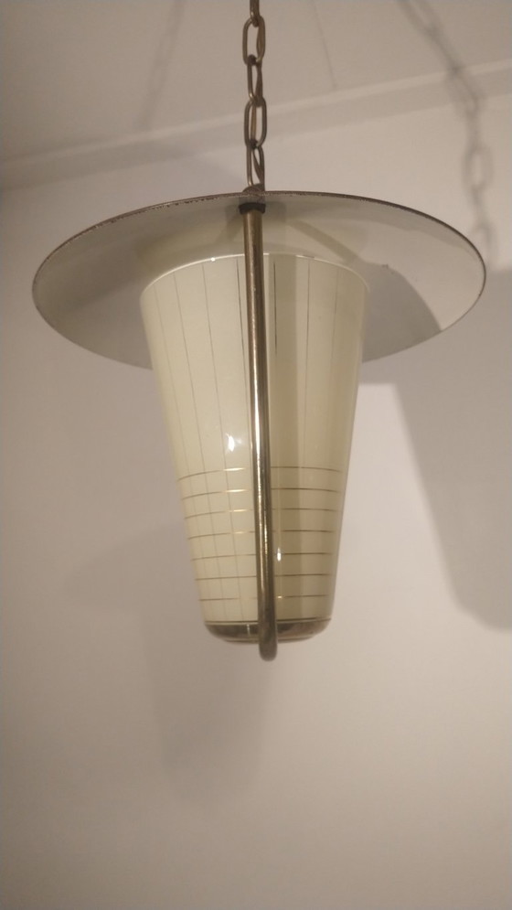 Image 1 of Lampada a sospensione vintage degli anni '50