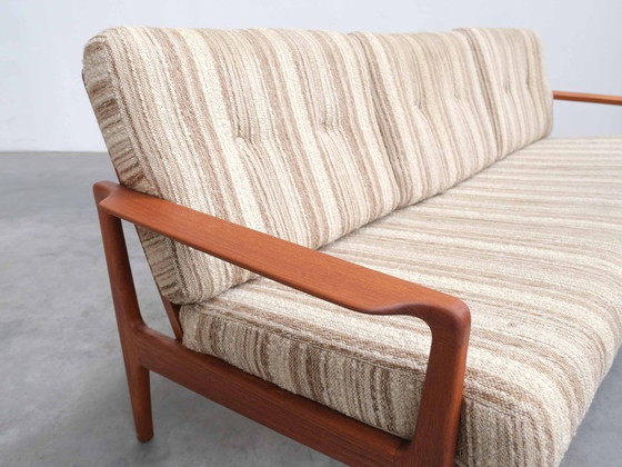 Image 1 of Vintage Teak Sofa 3-Seater MidCentury