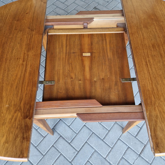 Image 1 of A A Patijn  poly z serie Zijlstra vintage ronde tafel uitschuifbare tafel