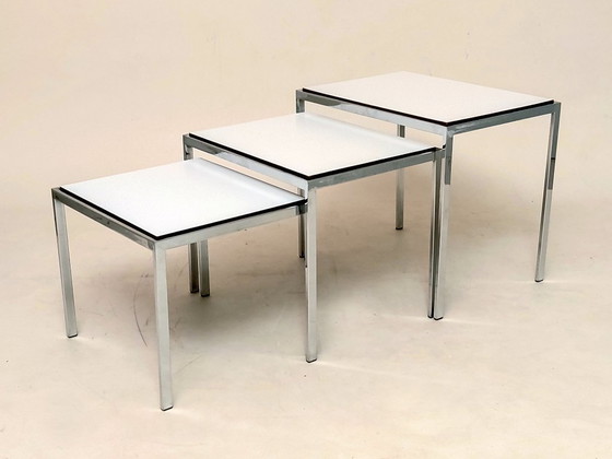 Tables d'appoint Pastoe – Metal, Vintage (photo 12 of 15)