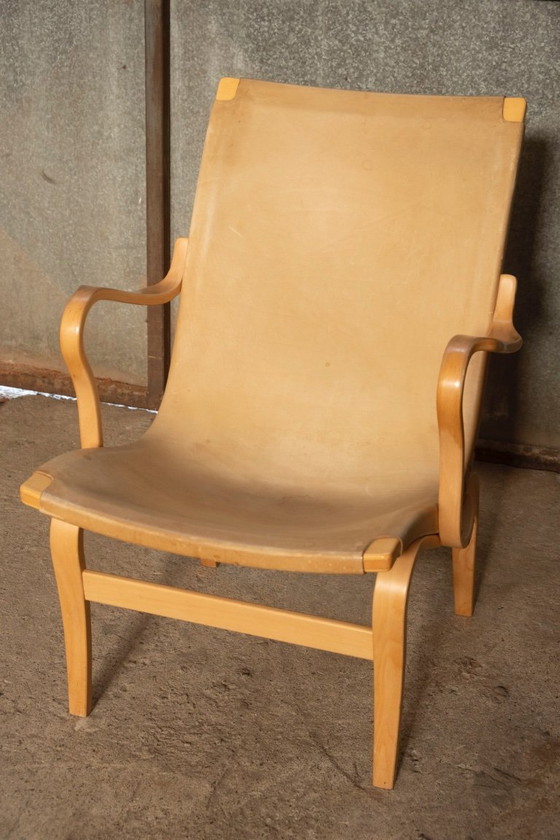 Image 1 of 2x Bruno Mathsson "Eva" Lounge Chair di Dux, Svezia