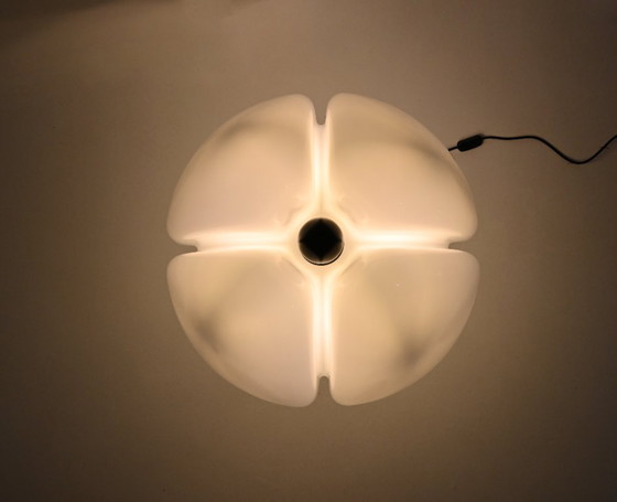 Image 1 of Lampe de Bureau Pipistrello Noire par Gae Aulenti pour Martinelli Luce