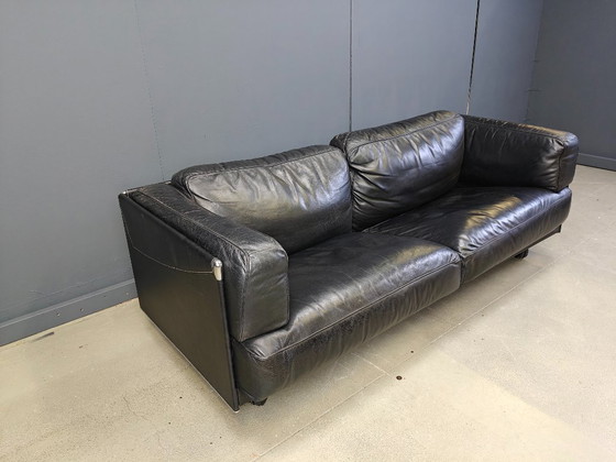 Image 1 of Vintage 'twice' bank van Pierluigi Cerri voor Poltrona Frau, jaren 90