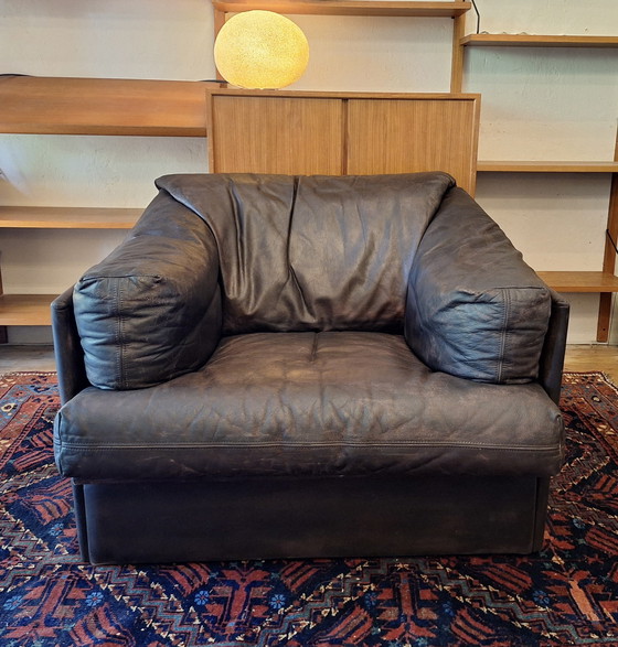 Image 1 of Sillón de cuero Niels Eilersen, Dinamarca, década de 1960