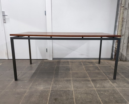 Teak Pastoe-Spectrum Style 60s Table – eettafels, Metal, Wood