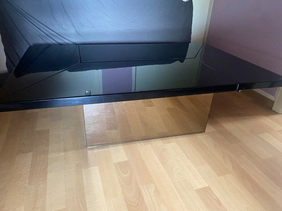 Image 1 of Mesa de centro/barra de cócteles de diseño de Paul Michel, Francia, década de 1970.