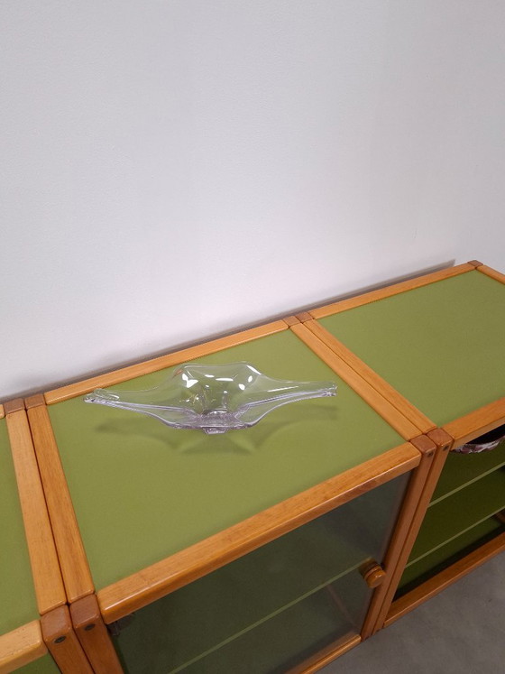 Design Flötotto Profilsystem Mobile modulare – 4 parti – Faggio verde, Mobile 1 – Credenze, Glass, Wood (photo 16 of 24)