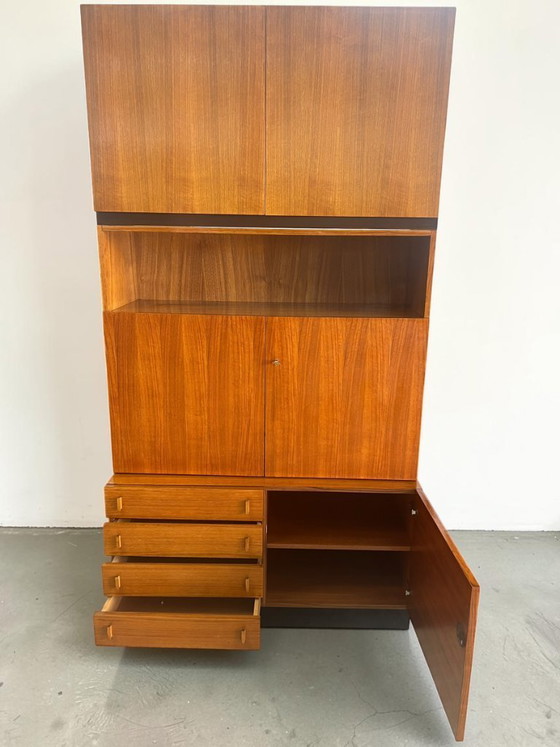 Image 1 of Mid Century Teak Systemmöbel – Modulares Schrank- & Regalsystem 1960er – Danish Modern im Stil von Riestenpatt, RT oder Bramin