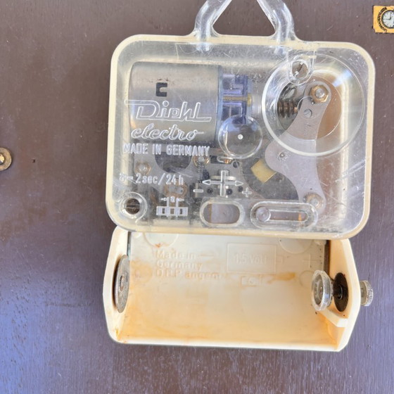 Image 1 of Diehl vintage wandklok, elegant modernisme, Duitsland jaren 1970.