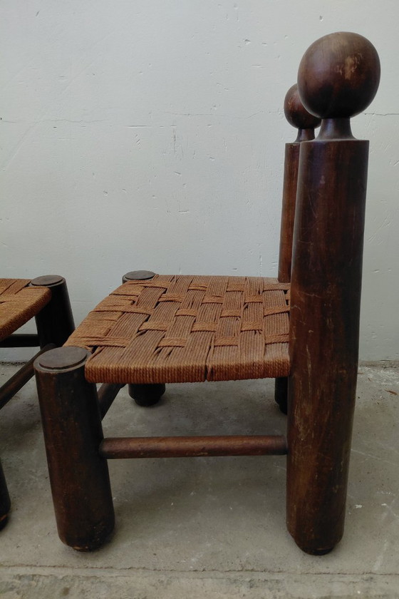 Image 1 of Pair of chairs, Charles Dubouyt