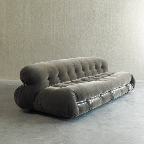 Image 1 of Soriana 3-seater sofa by Afra & Tobia Scarpa for Cassina