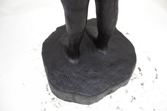 Image 1 of Grande figura in frassino intagliato III
