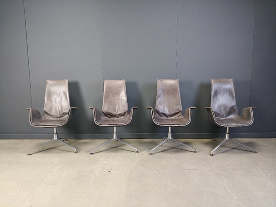 Image 1 of Fk 6725 Stühle von Preben Fabricius & Jørgen Kastholm für Walter Knoll, 1960er – 4er-Set