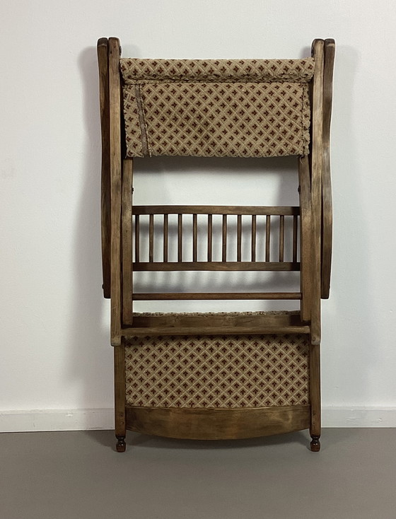 Image 1 of Antieke vintage officiers safari stoel 1880 victoriaans