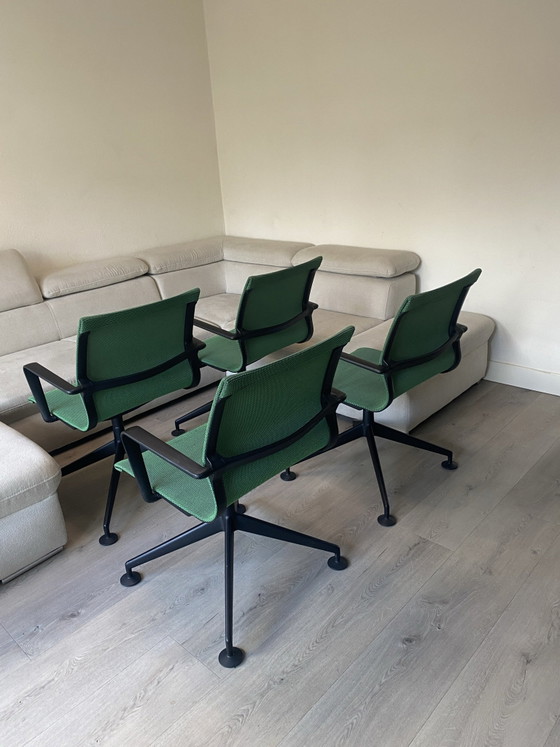 Set aus 4 Vitra Physix Designstühlen Grün, Drehstühle, Andere (Foto 4 von 6)