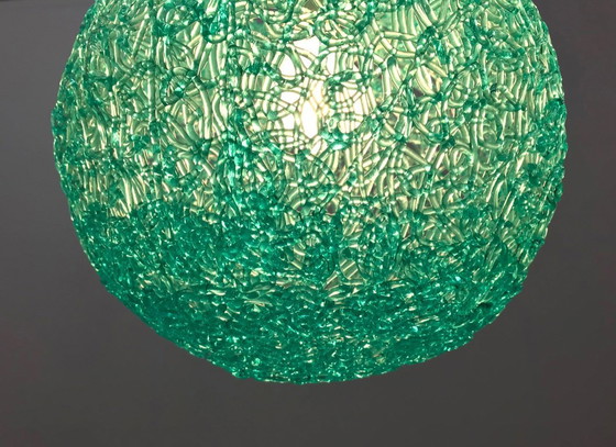 Image 1 of Rare Original 50s 60s Lucite Spaghetti Ceiling Lamp